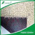 suede bonded faux lamb fur fabric for shoes,coats
